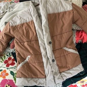 Free people puffer with little stain